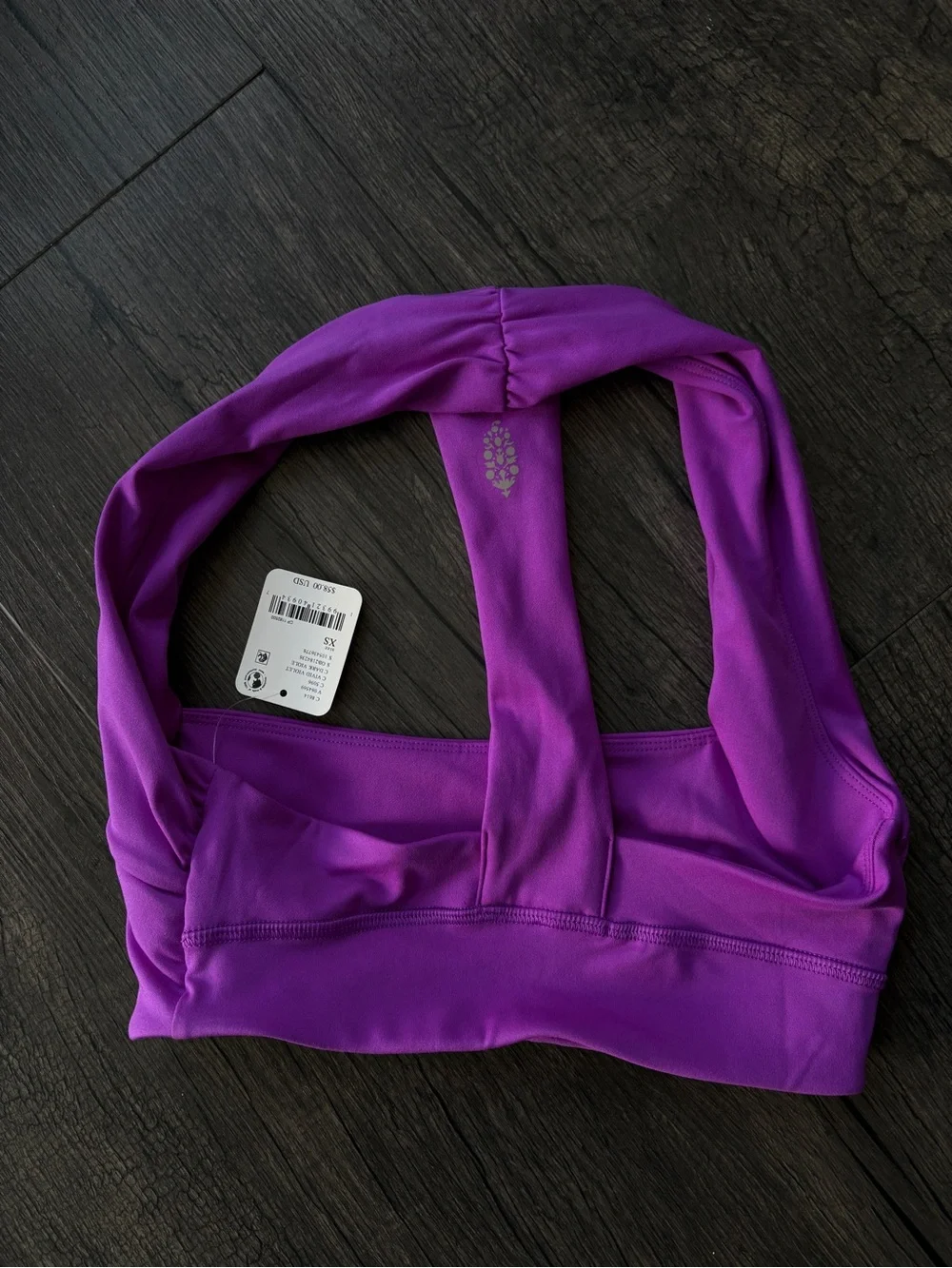 Don’t let go sports bra free people movement bra purple violet